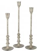 Set de 3 Chandeliers Becca Aluminium Argent