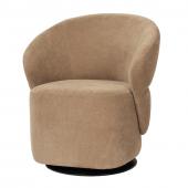 Fauteuil Pivotant Alma Taupe NEW