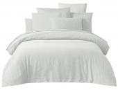 Drap Taloa Blanc Satin de Coton Lavé