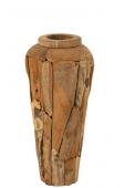 Vase Teck Naturel H92cm