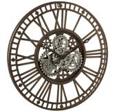 Horloge Indus Métal Mécanisme Gris Antique