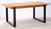 Table Extensible Sierra Chêne Métal 180/260cm