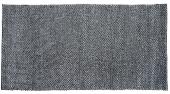 Tapis Madison Noir Laine Tressée Blanc d'Ivoire