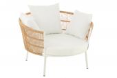 Fauteuil de Jardin Joa Blanc Naturel XL