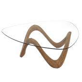 Table Basse Vague Chêne