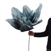 4 x Fleurs Maxi Ava Bleu Dégradé H125cm