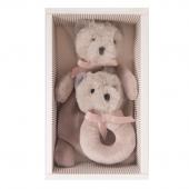 Coffret Doudou et Hochet Ours Enfant