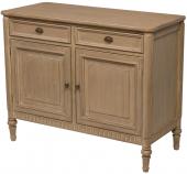 Buffet 2 Tiroirs 2 Portes Prestige Bois Naturel