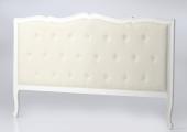 Tête de Lit Bois Blanc Tissu Murano 180cm Amadeus