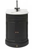 Meuble Lavabo Mini Hausmann Noir