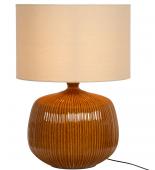 Lampe Ronde Marron Céramique H70cm