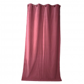 2 x Rideaux Delhi Velours Bois de Rose 135x300