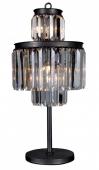 Lampe Fulgurant Métal Gris Verre