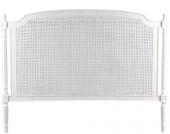 Tête de Lit Cannage Blanc Helena 160cm Amadeus