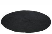 Tapis Rond Jute Noir ø150cm