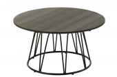 Table Basse de Jardin Zoa Noir H40cm