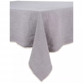 Nappe Venise Lin Lavé Granit (2tailles)