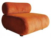 Fauteuil Chelsea Velours Côtelé Terracotta