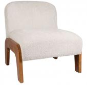 Fauteuil Elément Ecru Bouclettes