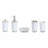 S/5 Accessoires de Salle de Bain Porcelaine