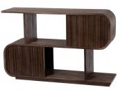 Console Aronia Portes Coulissantes Bois Foncé