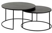 Tables Basses Gigognes Felia Métal Noir