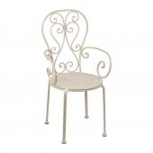 2 Chaises Volute Ivoire Comptoir de Famille