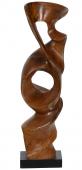 Sculpture Totem Nusa Teck H99cm