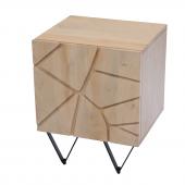 Chevet 1 Porte Sophie Acacia Naturel