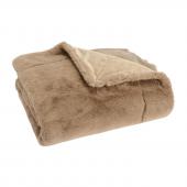 Plaid Luxe Taupe 130x170
