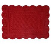 6 x Sets de Table Boutis Rouge