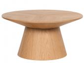 Table Basse Ronde Placage Chêne