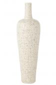 Vase Lauwra Ciment Blanc H100cm