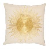 Coussin Soleil Or - Lin Naturel  45x45