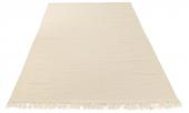 Tapis Tissé Franges Laine Crème 300x200