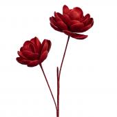 6 Fleurs Rosalia Vermillon H110cm