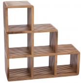 Armoire Ouverte Calopsite Teck Naturel