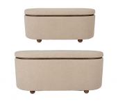 Banc Coffre x2 Alpinia Beige