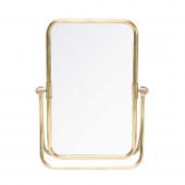 Miroir de Table à Poser Laiton Doré Vieilli