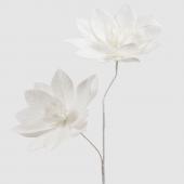 6 Fleurs Tania Blanc H105cm