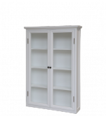 Vitrine Murale Marseille 4 Tablettes Bois Blanc