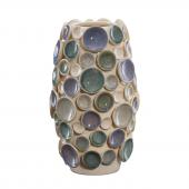 Vase Nila Porcelaine Bleu H34cm