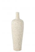 Vase Lauwra Ciment Blanc H80cm