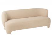 Canapé Tricote Bouclettes Blanc 193cm