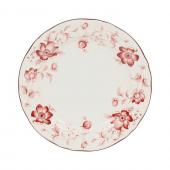6 Assiettes Plates Margaux Rouge Comptoir de Famille