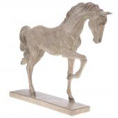 Cheval sur Socle Crème H55cm