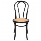 Chaise Troquet Hêtre Massif Noir