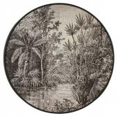 Tableau Toile Murale Deco Ronde Chembra ø80cm Athezza