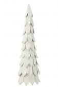 Sapin de Noël Pièces de Bois Blanc H120cm
