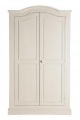 Armoire 2 Portes Pin Massif Basic -- 25 patines au choix